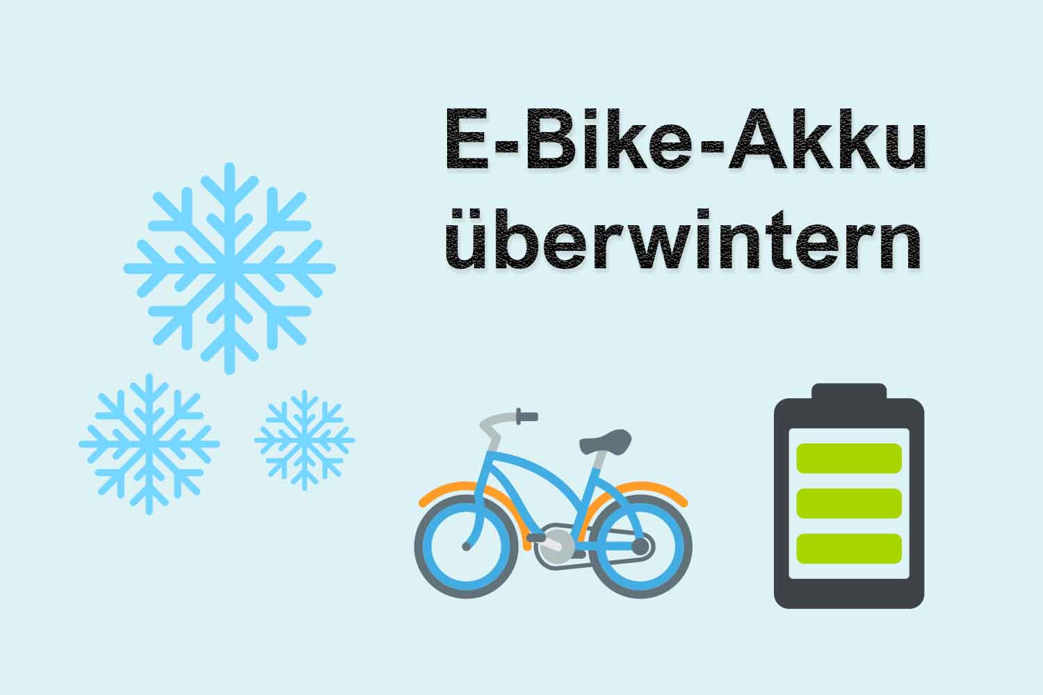E-Bike-Akku überwintern